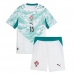 Maglie da calcio Portogallo Joao Neves #15 Seconda Maglia Bambino Mondiali 2026  Manica Corta + Pantaloni corti)